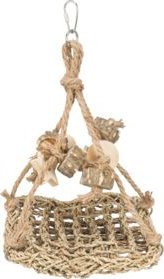 Lëkundëse për kafaz Trixie Swing, bari deti, 19 x 19 cm, ngjyrë natyrale