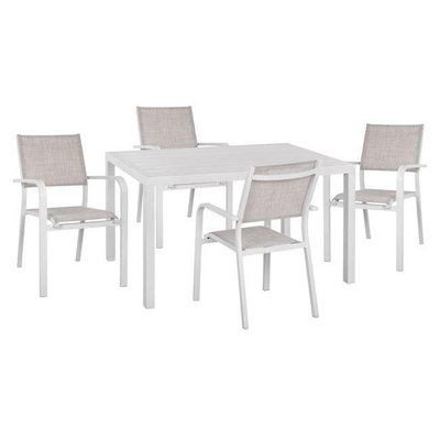 Set tavolinë 5-pjesësh (HM10529.01), bardhë