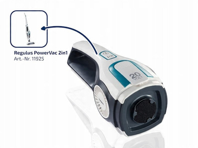 Njësi motori Leifheit Regulus PowerVac, pjesë këmbimi për fshesë elektrike, gri