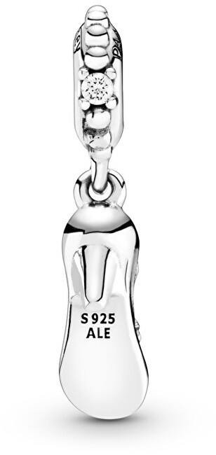 Stoli për byzylyk Pandora Disney Cinderella Glass Slipper&Mice, e argjendtë