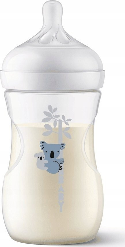 Bиберон Philips Avent Natural Response Koala, 260 ml, 1 месец+