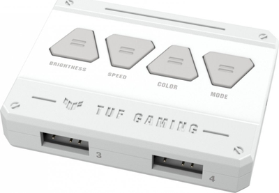 Set ftohësish Asus TUF Gaming TF120 ARGB, 3 copë, të bardhë