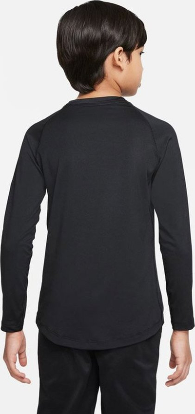Bluzë sportive Nike Pro Dri Fit DM8529 010, për fëmijë, me mëngë të gjata, e zezë