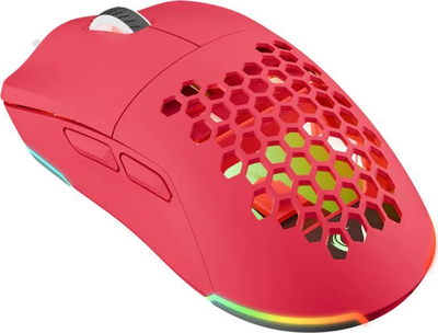 Maus gaming Rampage BLINK, 12800 DPI, 7 butona me makro, rozë me RGB