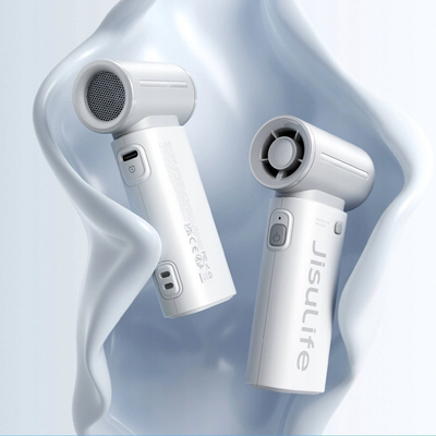 Ventilator dore JISULIFE Life7, 5000mAh, 5 shpejtësi, i bardhë
