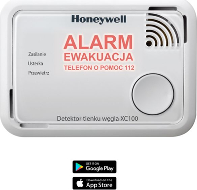 Czujnik tlenku wegla z funkcja Alarm Scan (XC100-PL-A)