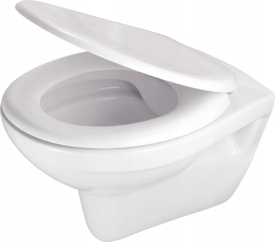 Tas tualeti varës Deante CMOD6SPW, rimless, ulëse me mbyllje të butë, i bardhë