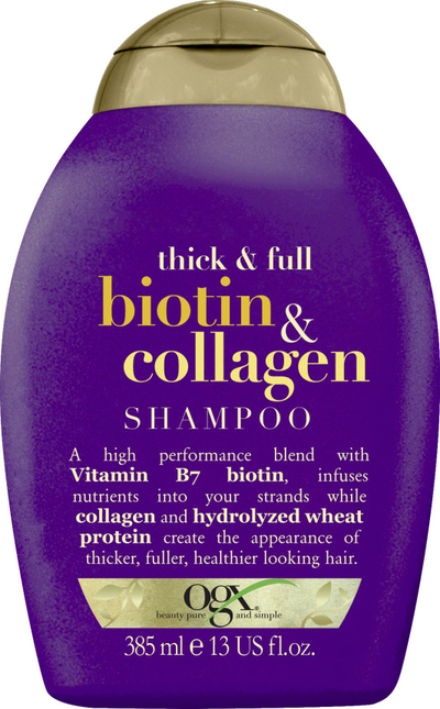Shampon Organix Cosmetix Biotin & Collagen, 385 ml