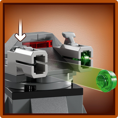 Set lodër LEGO Star Wars Duel of Paz Vizsla and Moff Gideon 75386, 289 pjesë, mbi 7 vjeç, shumëngjyrësh