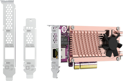 Kartë zgjerimi QNAP QM2-2P10G1TB për SSD M.2 2280 PCIe, (Gen3 x8)