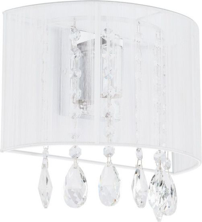 Aplike muri Netlighting ITLA.9262/1 WH, 1xE14, abazhur pëlhure, e bardhë
