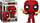 Figurë Funko Pop Marvel Kidpool 1402, Deadpool and Wolverine, e kuqe e zezë