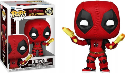 Figurë Funko Pop Marvel Kidpool 1402, Deadpool and Wolverine, e kuqe e zezë