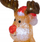 Figurë dreri dekorative Feeric, 30 cm, 40 LED, kafe
