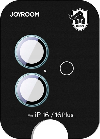 Mbrojtës kamere Joyroom JR-MFY0258, për iPhone 16 dhe 16 Plus, xham i tejdukshëm, jeshil