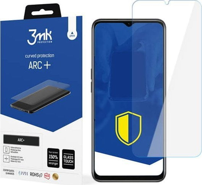Folje mbrojtëse 3MK ARC+ për Realme 10 5G, mbulim i plotë ekrani, transparente
