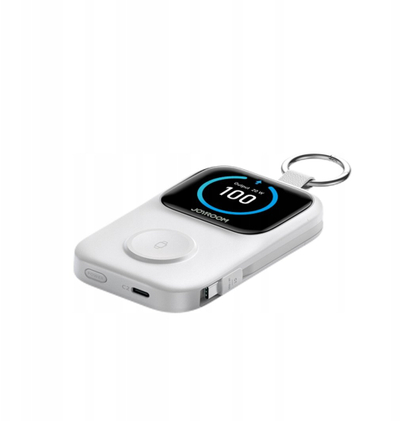 Powerbank Joyroom JR-W19, 5000 mAh, karikim pa tel 5W për orë, i bardhë