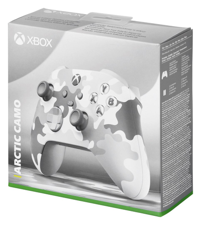 Gamepad Microsoft Xbox Wireless Controller Arctic Camo Special Edition, pa tela, gri