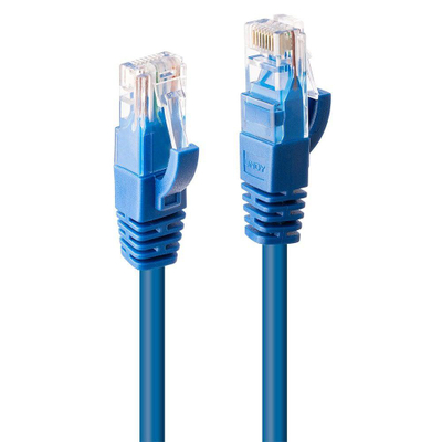 Kabllo rrjeti Lindy Patchcord Cat6, U UTP, 2m, blu