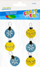 Ngjitëse dekorative Craft with Fun Christmas Baubles 480412, motiv topa festash, shumëngjyrëshe