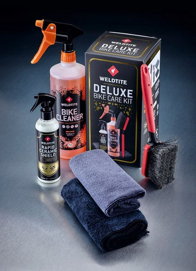 Сет за чистење велосипед Weldtite Bike Care De Luxe, комплет за одржување, повеќенаменски
