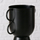 Vazo metalike Boltze Home Valerio, 16 cm, për zbukurim, e zezë