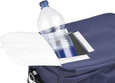 Термичка торба за пикник Thermal Picnic Bag, полиестер PVC, со преграда за садови, сива