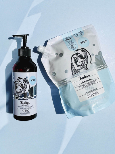 Rimbushje xheli dushi Yope Coconut and Sea Salt, 800ml, hidratues
