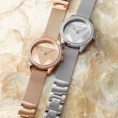 Orë dore Guess Three Glitz W1142L4