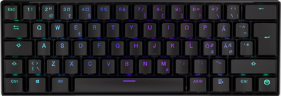 Tastierë mekanike Endorfy Thock Compact Wireless, 65%, RGB, e zezë