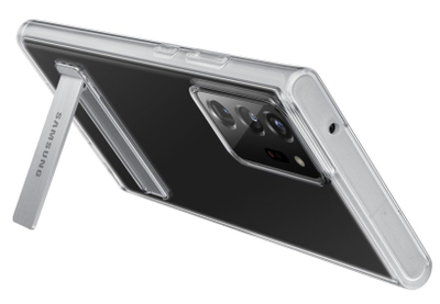 Mbështjellës për Samsung Galaxy Note 20Ultra, Note 20Ultra 5G, Standing Cover, transparent