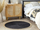 Tapet jute MENEMEN Round, 120 cm, formë rrethore, i zi