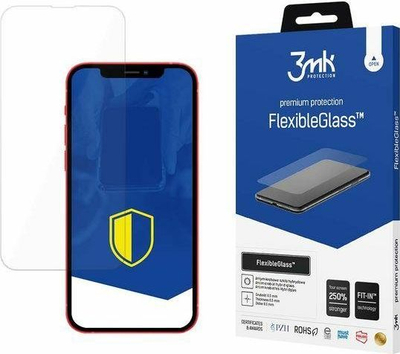 Mbrojtës ekrani 3MK FlexibleGlass për Apple iPhone 13 13 Pro, xham hibrid, ultra i hollë, transparent