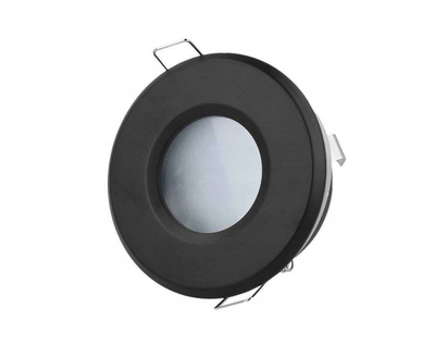 Spot tavanor MR16 GU10, IP44, 50 mm diametër, i zi