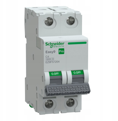 Ndërprerës Schneider Easy9 Pro EZ9F57204, 4A, 2P, gri