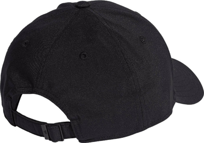 Kapelë bejsbolli adidas Bballcap LT Met IB3245, me rrip të rregullueshëm, logo metalike, e zezë