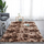 Tapet Strado Rug Ombre Shaggy, 60x120 cm, efekt ombre, kafe