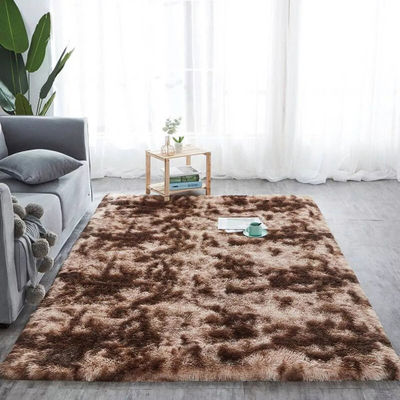 Tapet Strado Rug Ombre Shaggy, 60x120 cm, efekt ombre, kafe