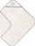 Pelerinë banje për bebe BabyMatex Bamboo, 100x100 cm, material bambuje, e bardhë