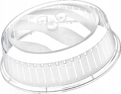Kapak për pjatë mikrotale Dunya, diametër 26 cm, plastikë, transparent