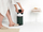 Kosh plehrash me pedale Brabantia New Icon XS, çelik inox, 3L, jeshil