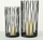 Set mbajtëse qiriri Lario, 2 copë, metal i zi