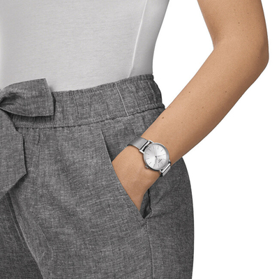 Orë dore për femra Tissot Everytime Lady, e argjendtë