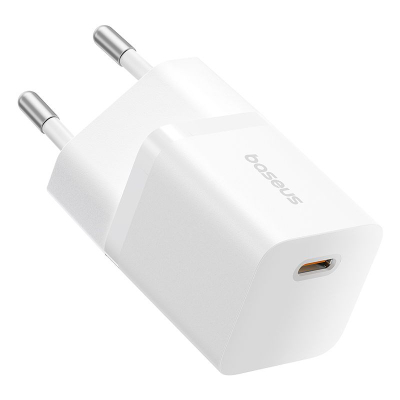 Karikues rrjeti Baseus GaN5 1C, 25W, USB C PD QC 3.0, i bardhë