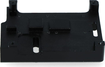 Kuti alumini JustPi LT-4B03 për Raspberry Pi 4B, ftohje pasive, e zezë