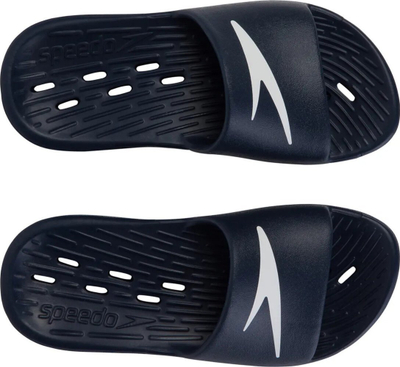 Shapka për kalamoj Speedo Junior Slide, të lehta, thahen shpejt, blu navy