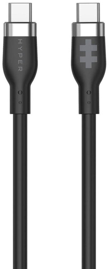 Kabllo HYPER HyperJuice USB C, 1.5m, 60W, e zezë
