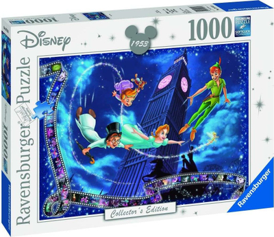 Puzzle Ravensburger 1000 copa, Walt Disney Peter Pan, shumëngjyrësh