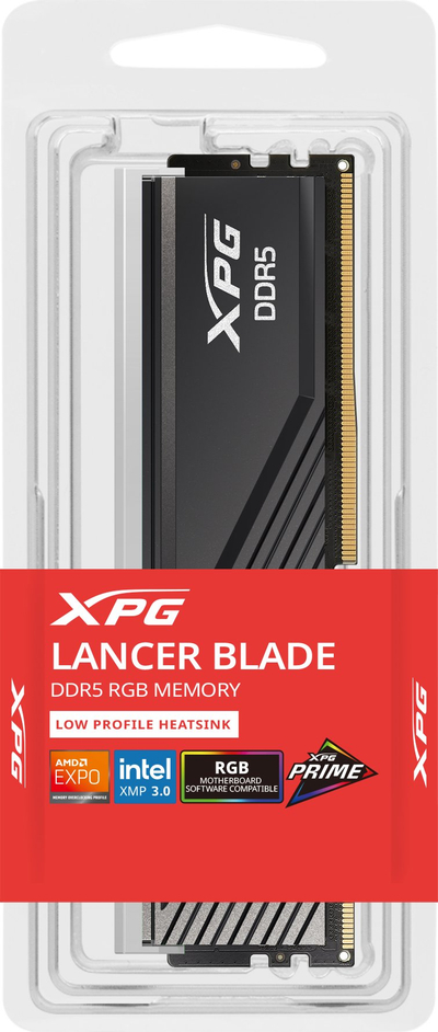 RAM ADATA XPG LANCER BLADE RGB DDR5, 16GB, 288-pin DIMM, me RGB