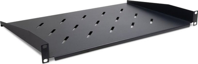 Raft për kabinete rack Inter-Tech 88887342, 19", 300 mm, i zi